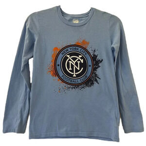 MLS New York City Football Club Shirt Size 10-12 Kids